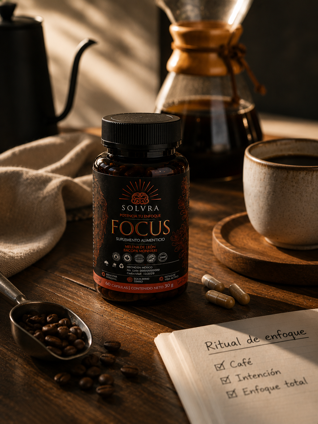 SOLVRA FOCUS — Claridad Mental y Enfoque Diario