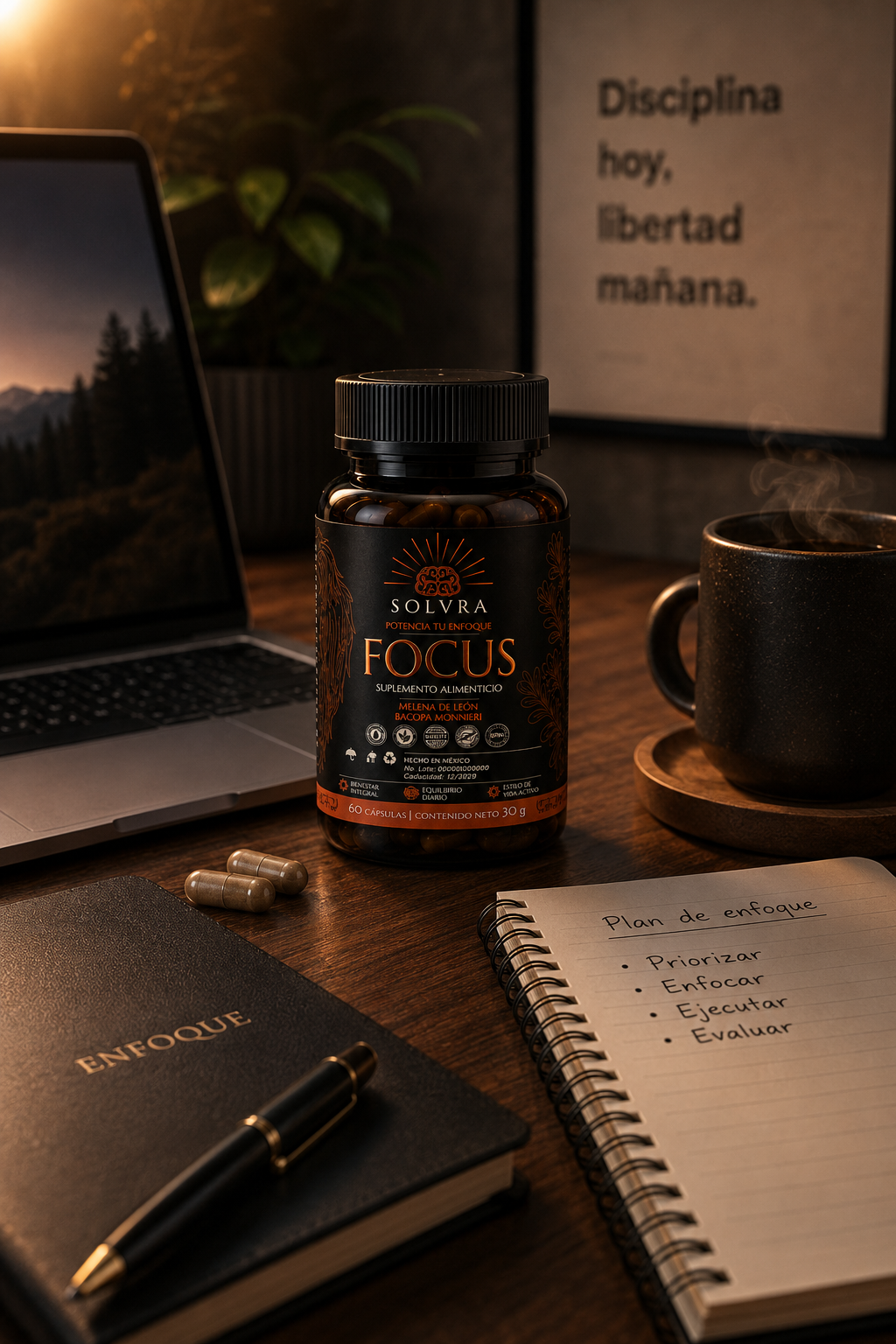 SOLVRA FOCUS — Claridad Mental y Enfoque Diario